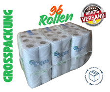 Toilettenpapier 96 Rollen 150 Blatt -Klopapier WC-Papier Zellstoff FSC - NEU