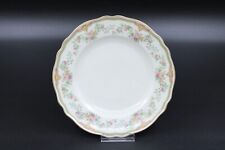 Krautheim Astrid Blumenrank Nr. 8735 Kuchenteller Teller Goldrand Porzellan Ø 20