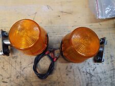 ULO Blinker rund mit Halter PSS Rau Sitzbank Verkleidung Endurace Performance