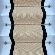 Fischgrätmuster Kreide Beige