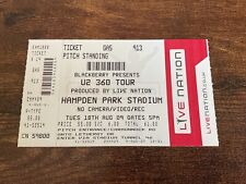 U2 ticket stub - 360 tour -