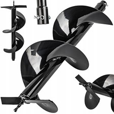 Ø 300mm 800 mm Profi Erdlochbohrer Erdbohrer Erdaufbereiter Bohrer Pfahlbohrer