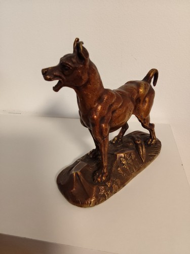 Antike bronze figur - bronze, mit