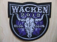 Wacken 2013 Logo Aufnäher