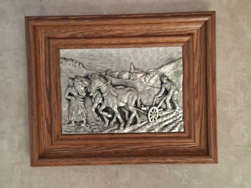 Antikes zinn relief bild - antikes, 3