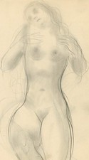 Willi Schmid Frauenakt Studie