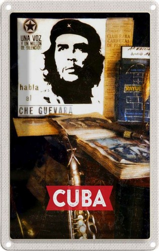 Blechschild 18x12 cuba - blechschild, cm