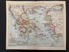 antike historische Landkarte