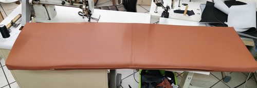 Kunstleder bankauflage braun - kunstleder,