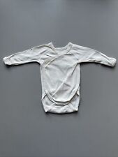 PETIT BATEAU ♥ WICKELBODY EINTEILER STRAMPLER ♥ BABIES ♥ GR.54 CM 1 MONAT WEISS