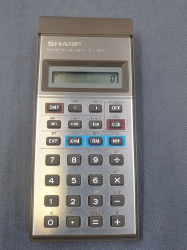 Vintage sharp taschenrechner - vintage,