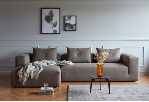 Sofa kornum form - sofa, l