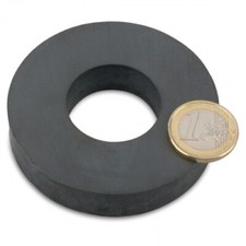 Ringmagnet Ø 72,0 x 32,0 x 15,0 mm Y35 Ferrit - hält 6 kg