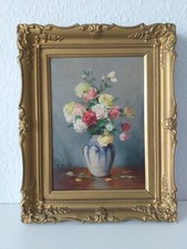öl gemälde blumenstillleben - Öl,