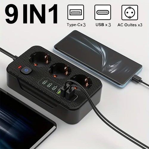Steckdosenleiste mit usb - steckdosenleiste,