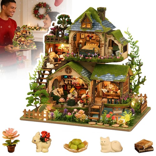 Book nook diy kit miniatur - book,