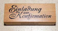 Stempel zur konfirmation - , --