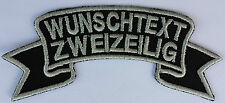 Patch Aufnäher Wunschtext, Biker Aufnäher Route 66 Motorrad Custombike Nr.41