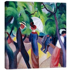 Leinwandbild Promenade -