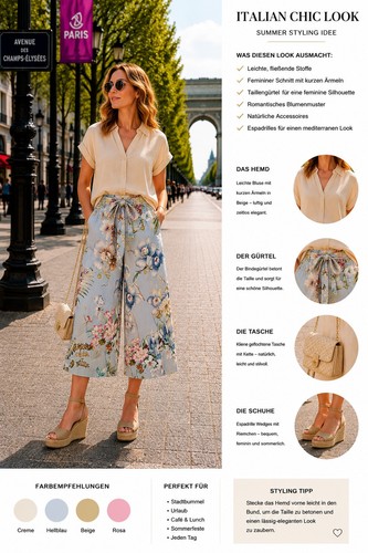 Elegante palazzo culotte hose - palazzo,