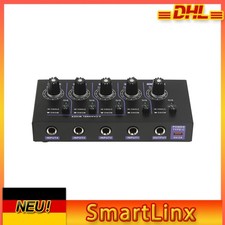 4-Kanal Line Mixer Unterstützung Mono Stereo-Audio-Mischpult Mischer Audiomixer