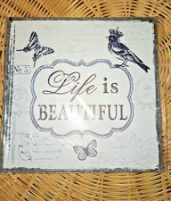 Blechschild schild mit Spruch