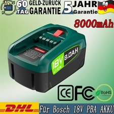 8.0Ah Akku Für Bosch PBA PSB PSR 18v-system Professional Ersatzakku Staubsauger