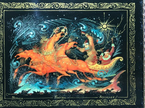 Russische lackminiatur - russische,