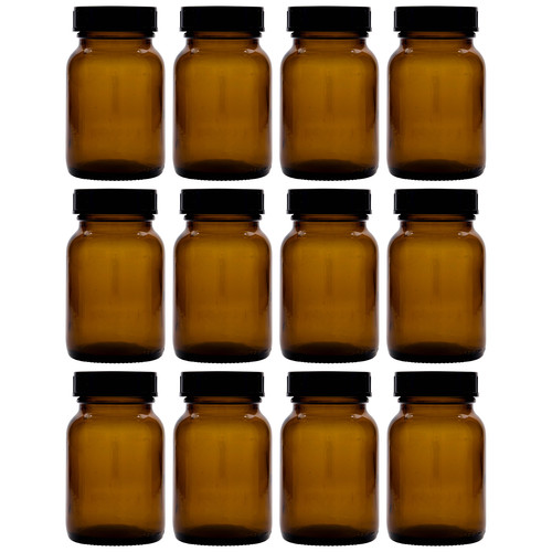 12x 250ml weithalsglas - 12x,