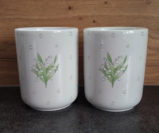 Seltmann Weiden Regina Maiglöckchen 2er Set Porzellan Behälter groß