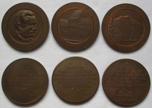 Bronze medaillen karl may - bronze,