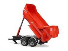 Bruder Spielzeug 02225 Anhänger Krampe Tandem-Halfpipe-Kippanhänger Kipper Neu