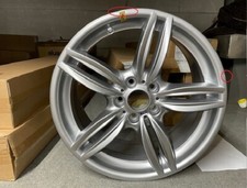 Original BMW Alufelge M Doppelspeiche 351 silber 9J x 19 ET 44  5er 6er B-Ware