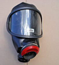 MSA Auer 3S BW Gasmaske Bundeswehr Überdruck Atemmaske Vollmaske M45x3