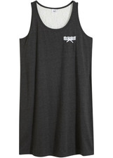 Nachthemd aus weicher Baumwolle Gr. 48/50 Anthrazit Nachtwäsche Nacht-Hemd Neu*