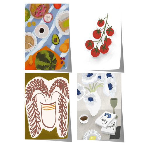 Obst stillleben poster - stillleben,