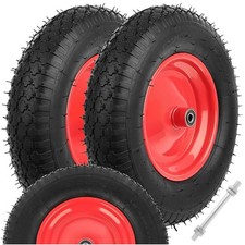 Schubkarrenrad Rad Schubkarre 4.80/4.00-8, 390 mm Reifen ROT