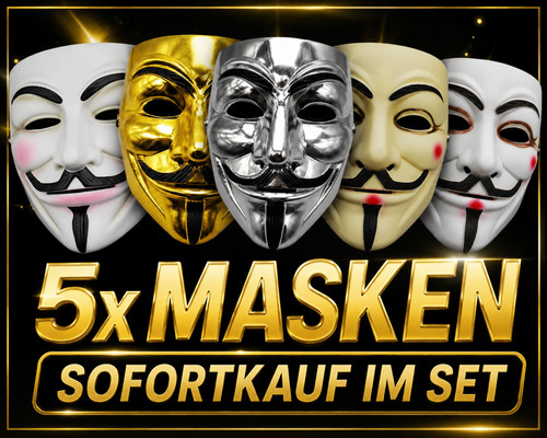 Guy fawkes maske v wie - 5,