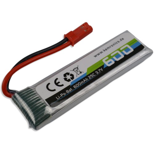 Lipo akku 600mah - 600mah, 1s