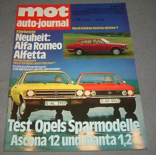Mot 1972 alfa - mot, romeo