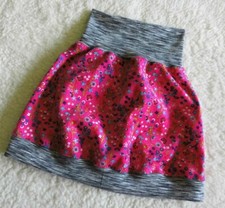 Mädchen Rock Ballonrock Feincordrock Gr. 98 Streublümchen Pink Handmade