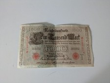 1000 Mark Reichsbanknote rot