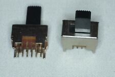 50 Stück Schiebeschalter  4 Umschalter print  0,3A 120V mit Pertinax Grundplatte