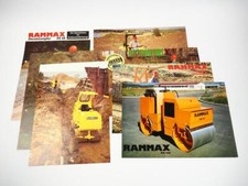 7 Prospekte Rammax Walzen RW