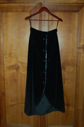 Damen rock schwarz lang - rock,, schwarz,