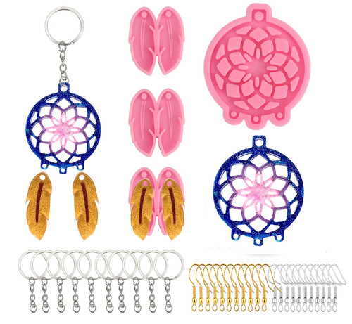Traumfänger silikonform set - silikonform,