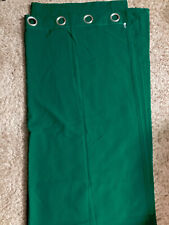 2x ROLLMAYER Verdunklungsgardine Vorhang 135x245 Knall Grün Weich Silber-Ösen