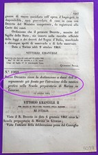 Livorno, Regio Dekret Für Die
