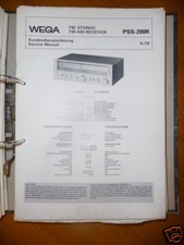 Service manual wega - pss-200, r
