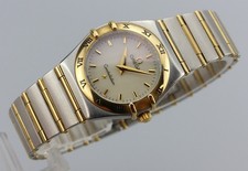 OMEGA Constellation Lady Quarz - Steel-Gold - MOP Dial - Card 1999